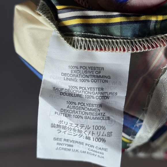 Crewcuts Girls Holiday Christmas Party Plaid Glitter Sequin Dress, sz 16 - Picture 8 of 9